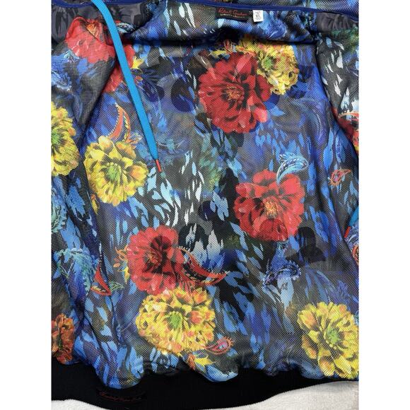 Robert Graham Limited Edition Mens Floral Skyrise Hooded Jacket Reg Fit XL - Picture 8 of 9